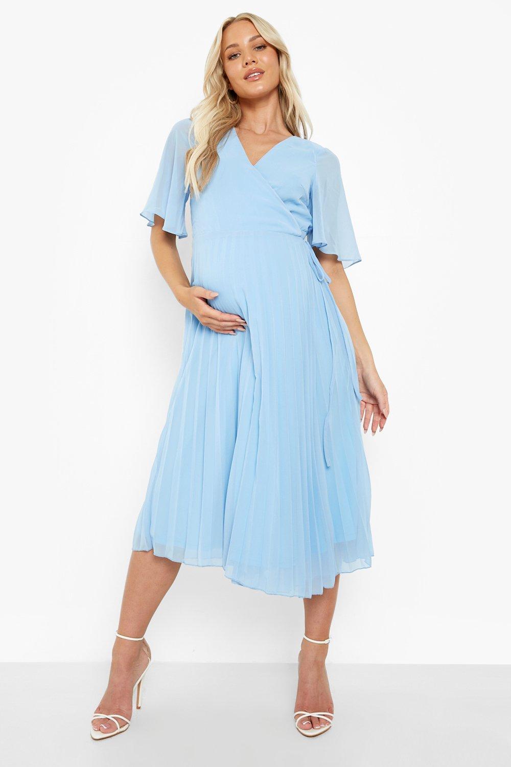 Boohoo maternity sales wrap dress